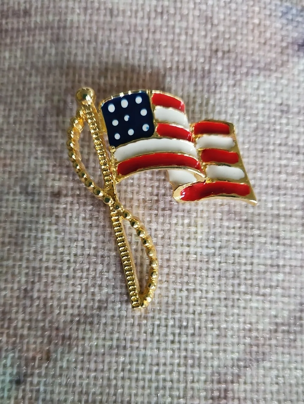 Vintage Flag Pin